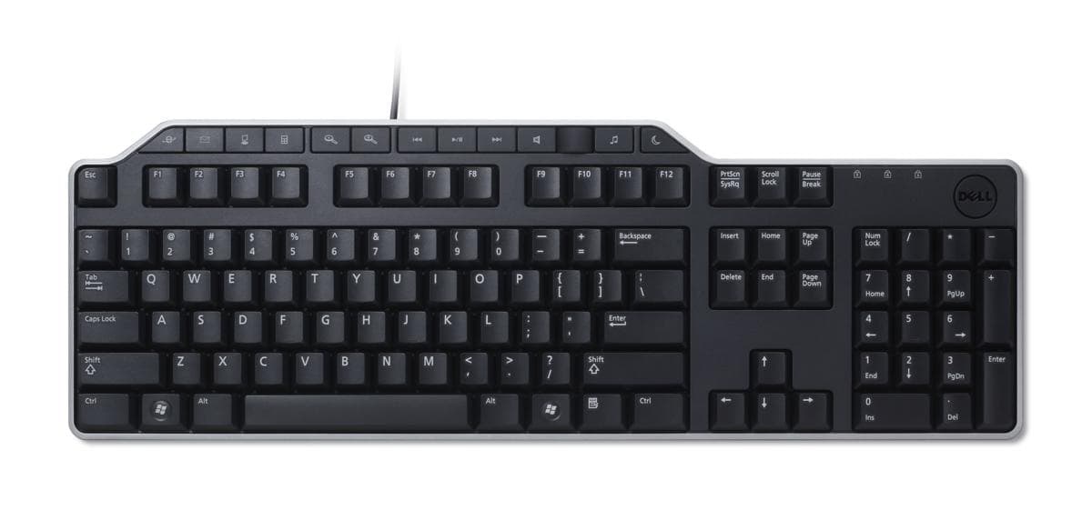 TASTATURI DELL, "KB522", cu fir, 117 taste format standard (104-108 taste), USB, negru, "580-17667-05"