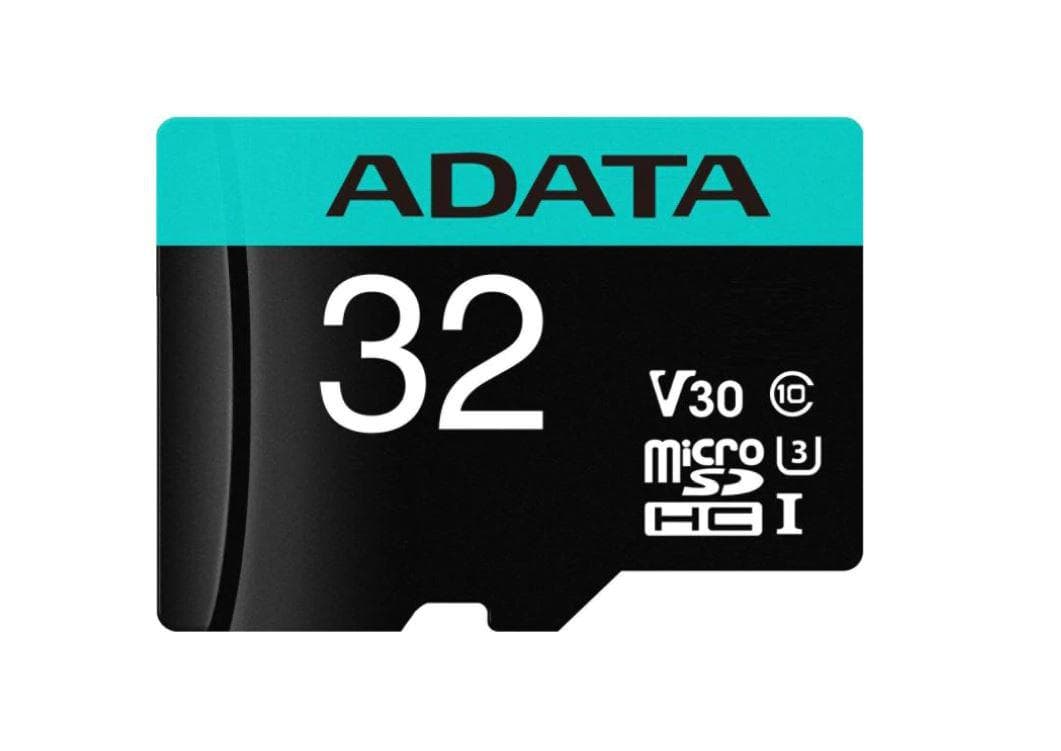 CARD MicroSD ADATA, 32 GB, microSDHC, clasa 10, standard UHS-I U3, "AUSDH32GUI3V30SA2" — miniatură
