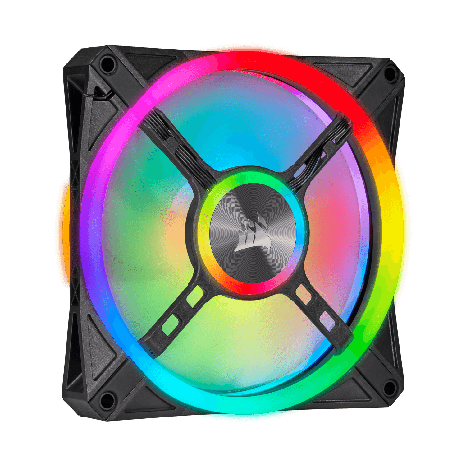 VENTILATOR CORSAIR, pt carcasa PC, 120 mm, 1500 rpm, LED RGB, pack 1 ventilator, "CO-9050097-WW" — miniatură