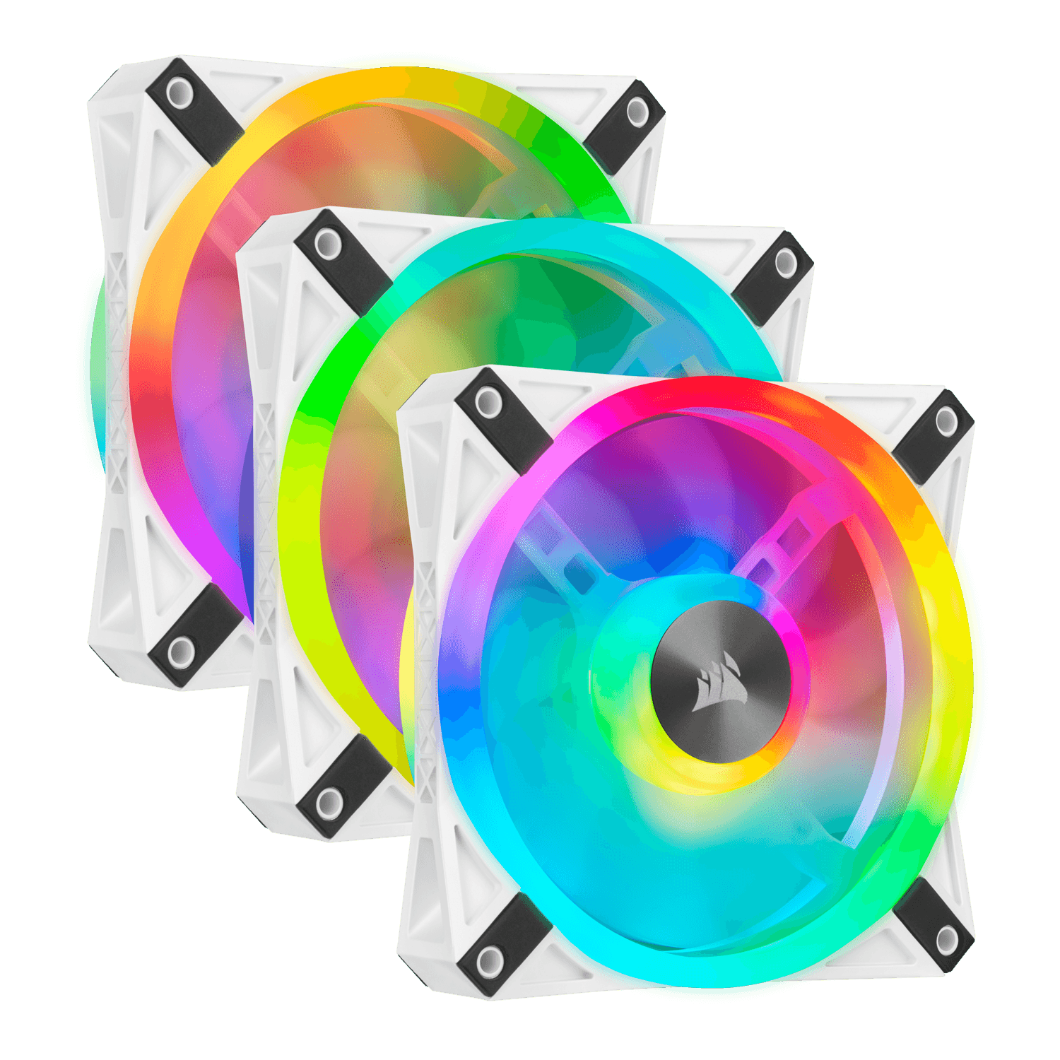 VENTILATOR CORSAIR, pt carcasa PC, 120 mm, 1500 rpm, LED RGB, pack 3 ventilatoare, "CO-9050104-WW"