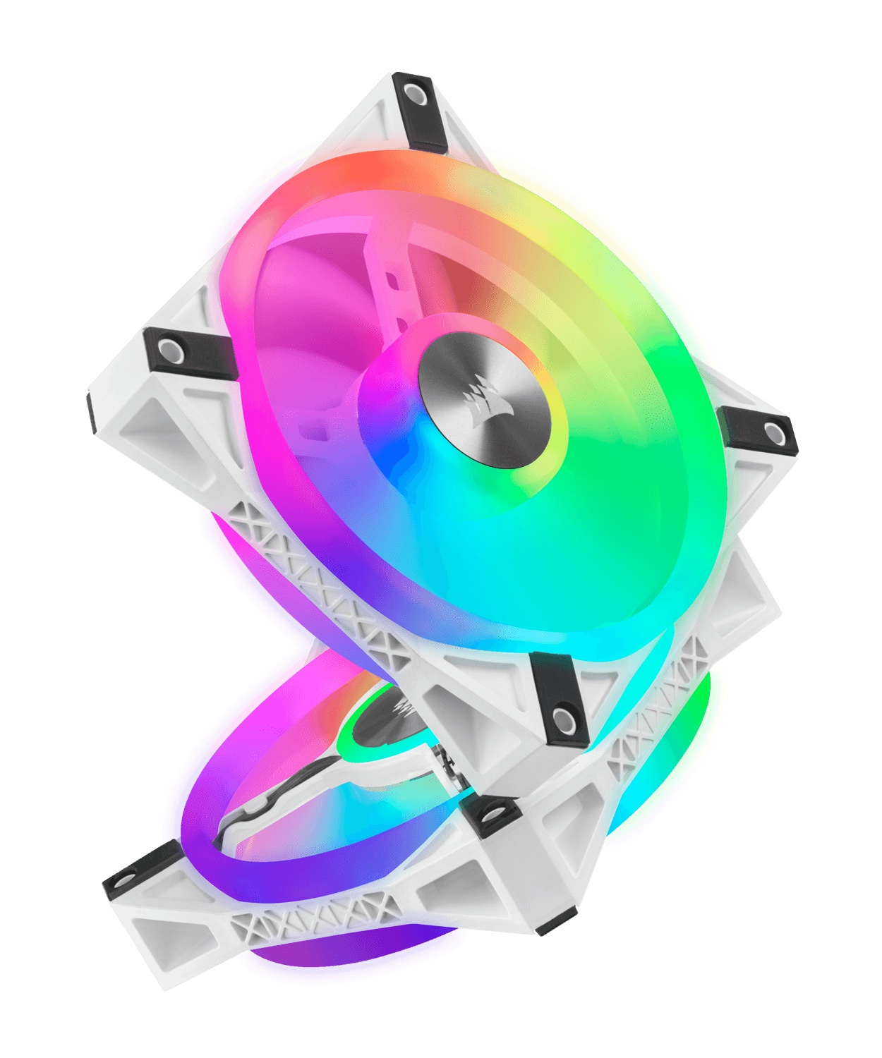 VENTILATOR CORSAIR, pt carcasa PC, 120 mm, 1500 rpm, LED RGB, pack 3 ventilatoare, "CO-9050104-WW" — miniatură