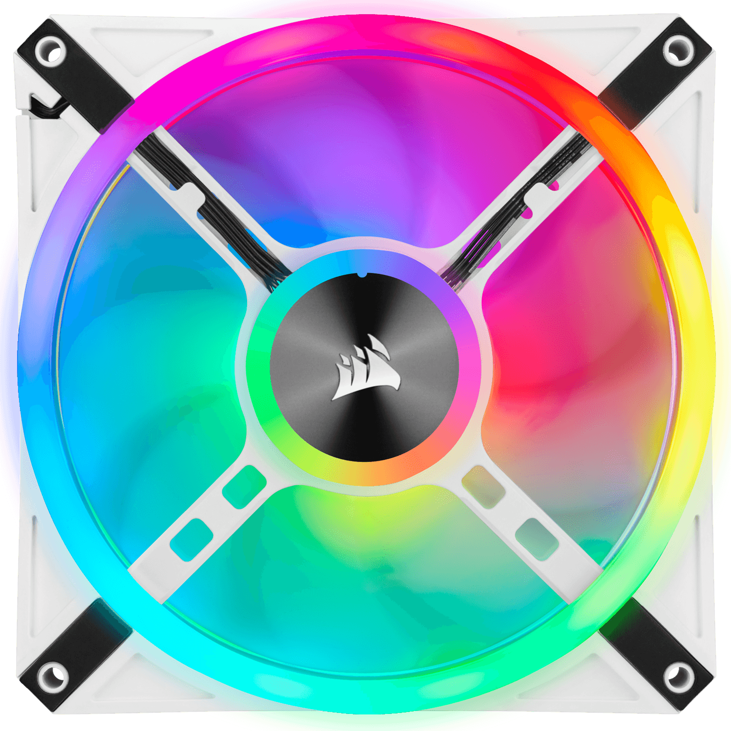 VENTILATOR CORSAIR, pt carcasa PC, 140 mm, 1250 rpm, LED RGB, pack 2 ventilatoare, "CO-9050106-WW" — miniatură