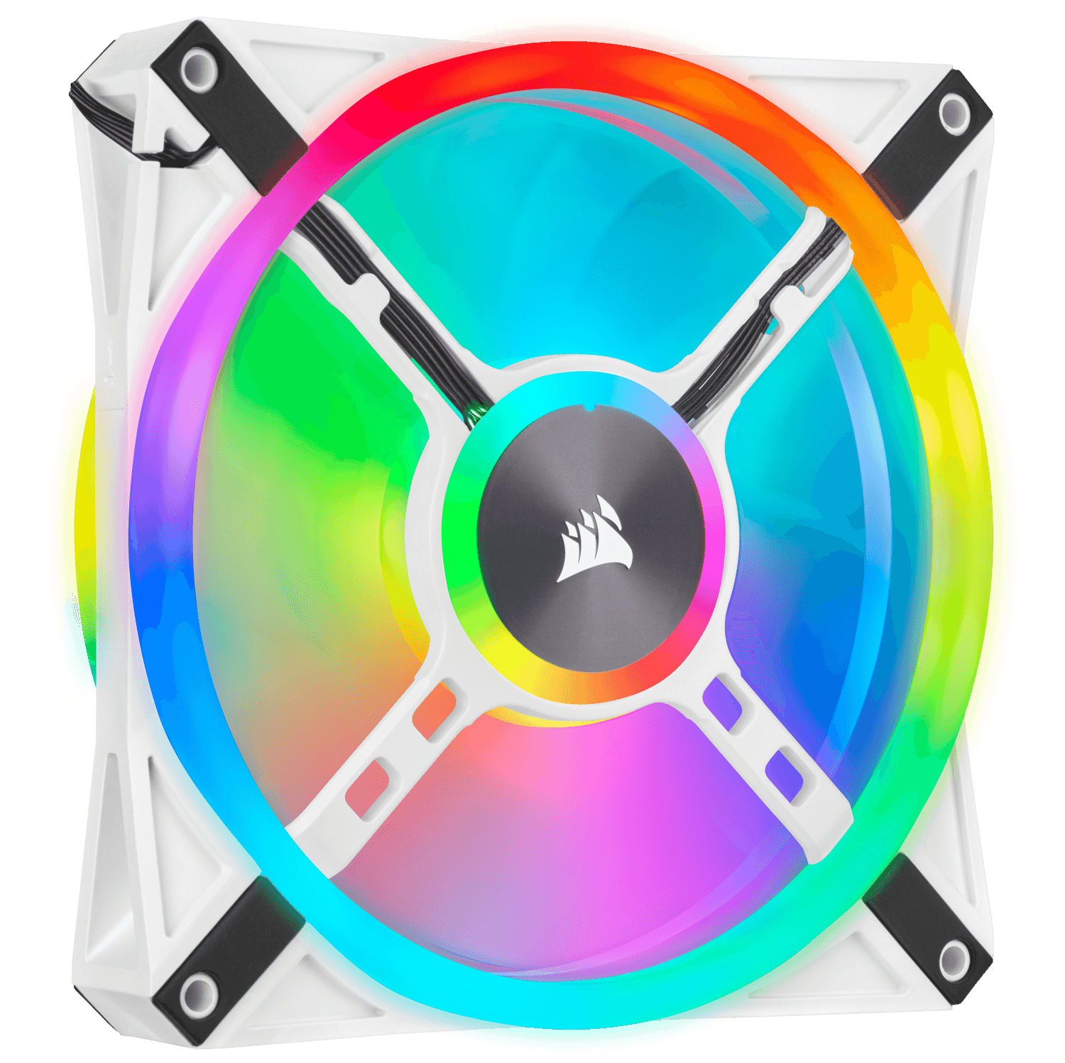 VENTILATOR CORSAIR, pt carcasa PC, 140 mm, 1250 rpm, LED RGB, pack 2 ventilatoare, "CO-9050106-WW" — miniatură