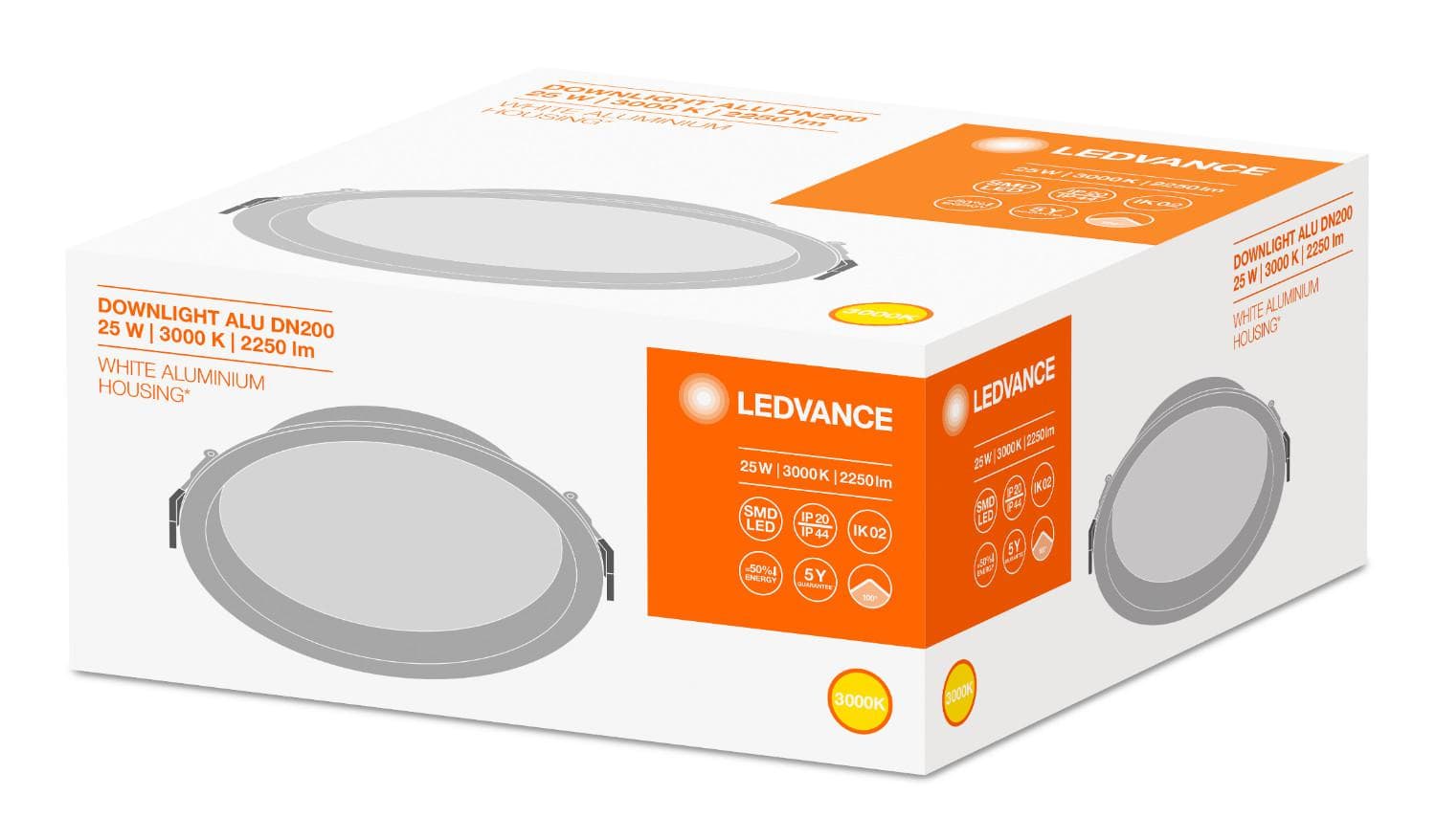 PANOU LED OSRAM, LED, soclu integrat, putere 25 W, tip lumina alb rece, 2250 lumeni, alimentare 220 - 230 V, "000004058075091498"