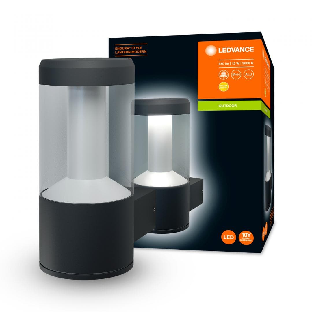 APLICA exterior OSRAM, LED, soclu integrat, putere 12 W, tip lumina alb calda, 610 lumeni, alimentare 220 - 230 V, "000004058075205017"
