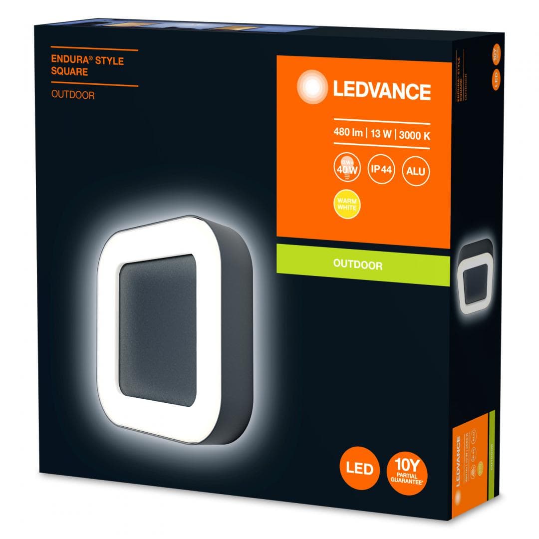 APLICA OSRAM, LED, soclu integrat, putere 13 W, tip lumina alb calda, 480 lumeni, alimentare 220 - 230 V, "000004058075205253" — miniatură