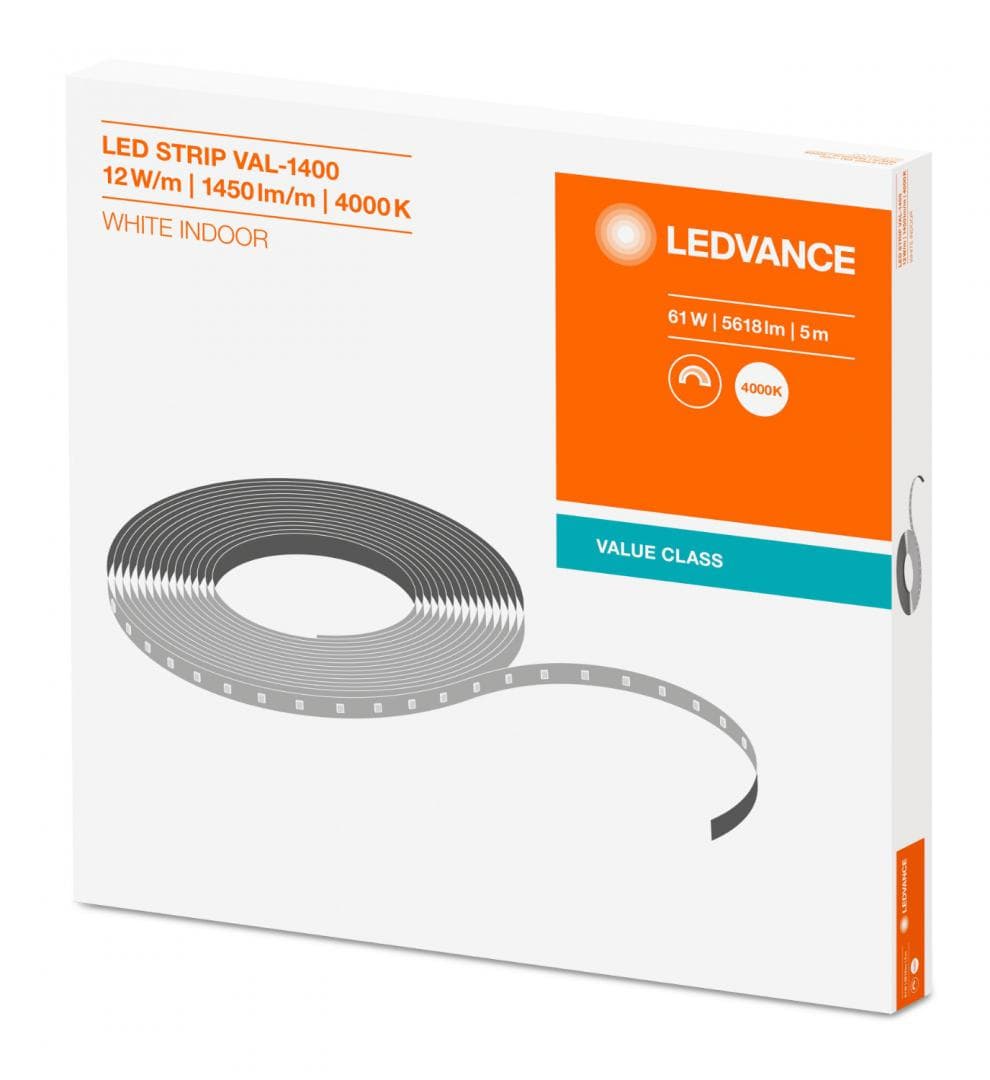 BANDA LED LED Osram, soclu integrat, putere 61W, forma banda, lumina alb rece, alimentare 24 V, "000004058075296909"