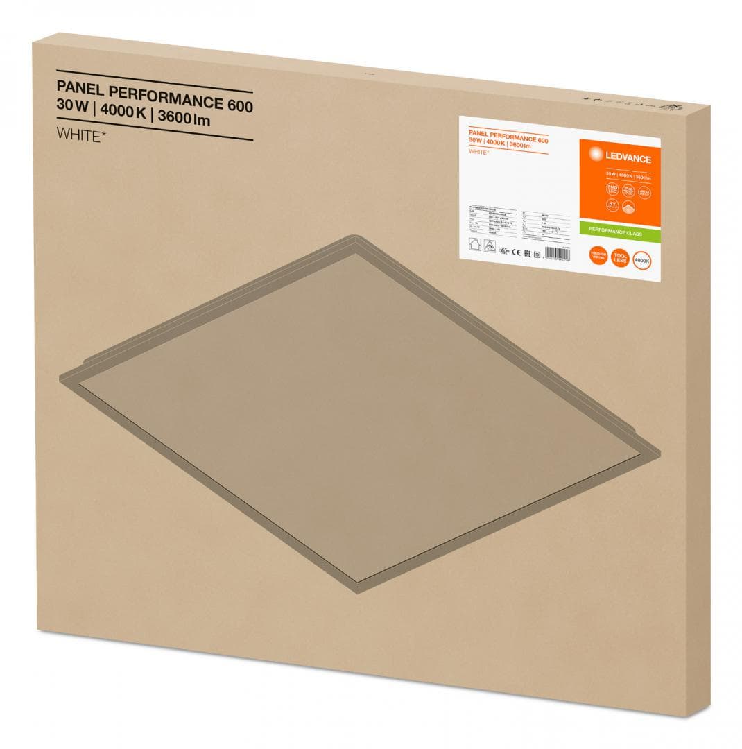 PANOU LED OSRAM, LED, soclu integrat, putere 30 W, tip lumina alb rece, 3600 lumeni, alimentare 220 - 230 V, "000004058075440258"