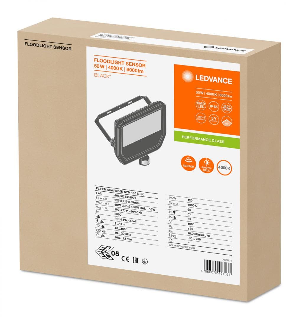 PROIECTOR OSRAM, LED, soclu integrat, putere 50 W, tip lumina alb rece, 6000 lumeni, alimentare 220 - 230 V, "000004058075461031" — miniatură