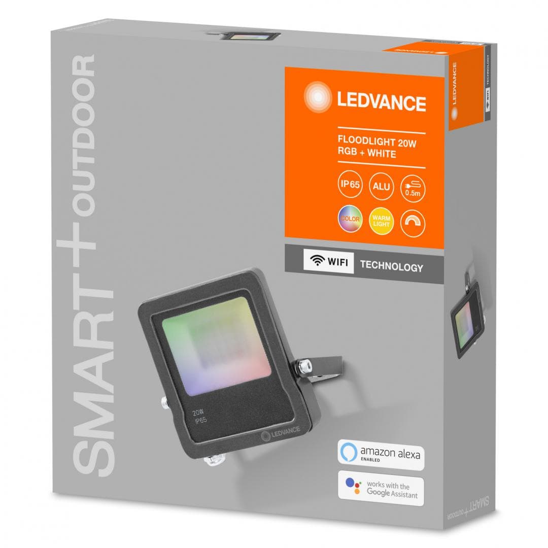 PROIECTOR smart OSRAM, LED, soclu integrat, putere 20 W, tip lumina alb rece, 1260 lumeni, alimentare 220 - 230 V, "000004058075474628" — miniatură