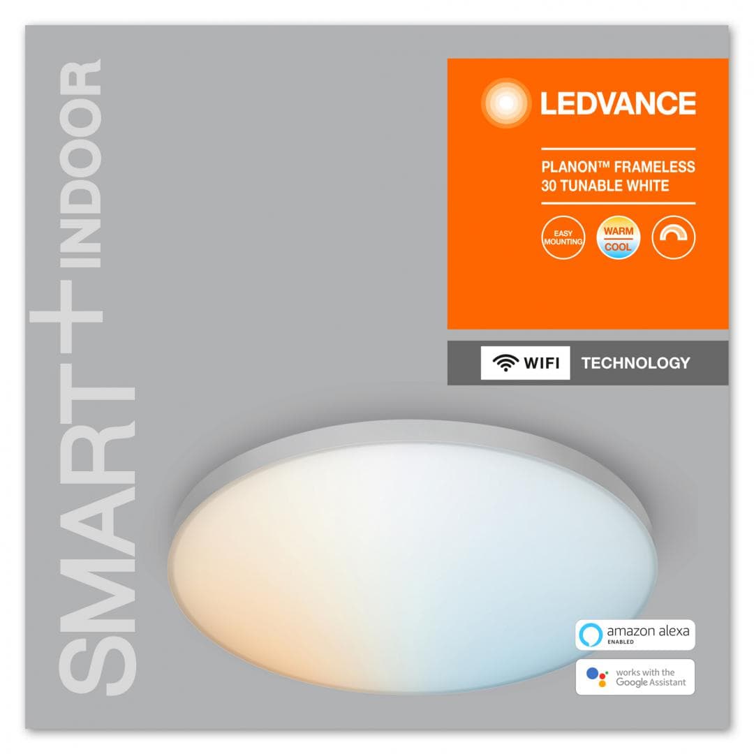 PLAFONIERA smart OSRAM, LED, soclu integrat, putere 20 W, tip lumina alb, 1700 lumeni, alimentare 220 - 230 V, "000004058075484672" — miniatură