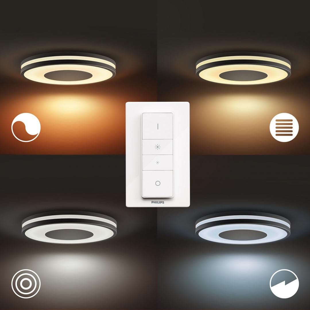 PLAFONIERA smart PHILIPS, LED, soclu integrat, putere 27 W, tip lumina alb, 2400 lumeni, alimentare 220 - 230 V, "000008718696175187" — miniatură