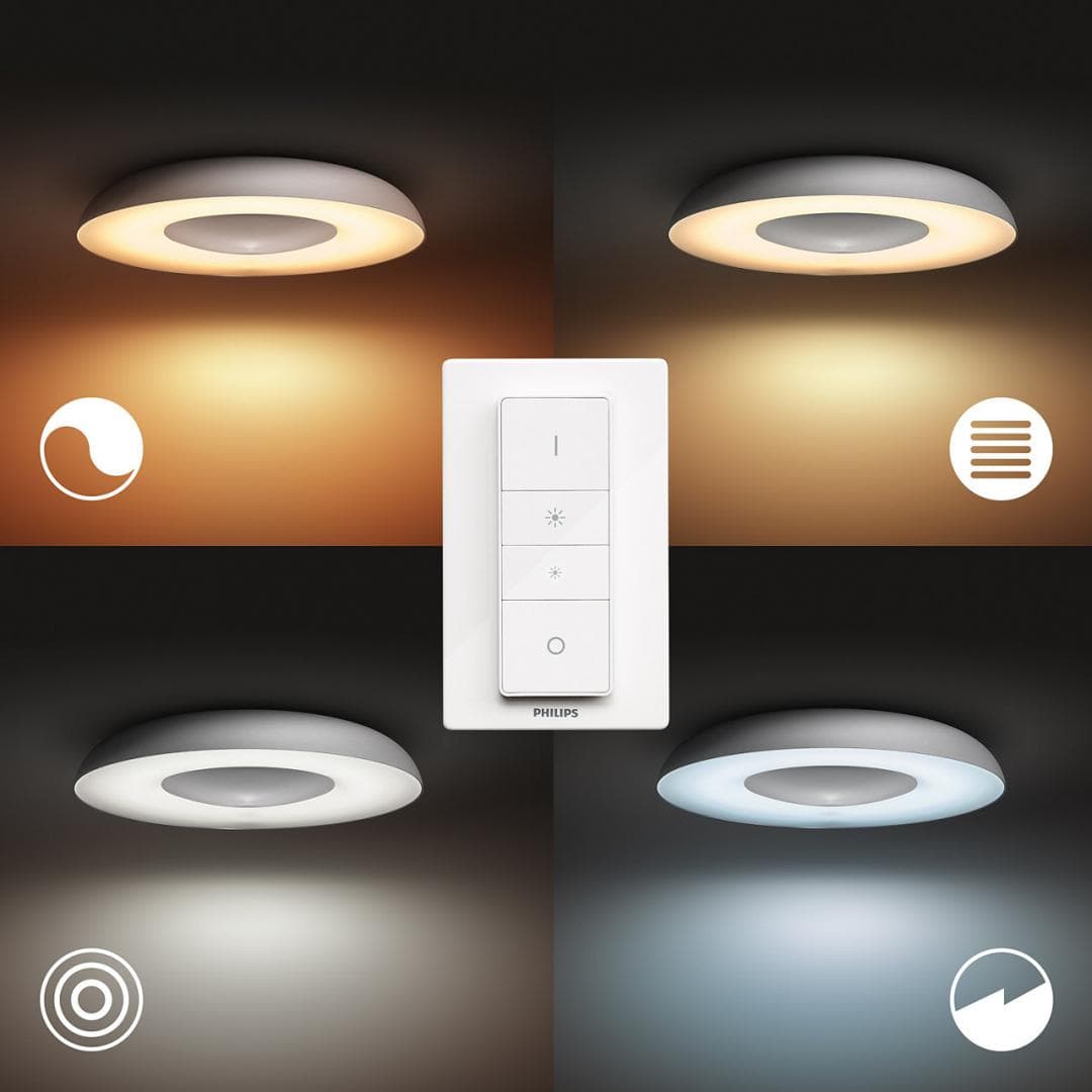 PLAFONIERA smart PHILIPS, LED, soclu integrat, putere 27 W, tip lumina alb, 2400 lumeni, alimentare 220 - 230 V, "000008718696175217" — miniatură