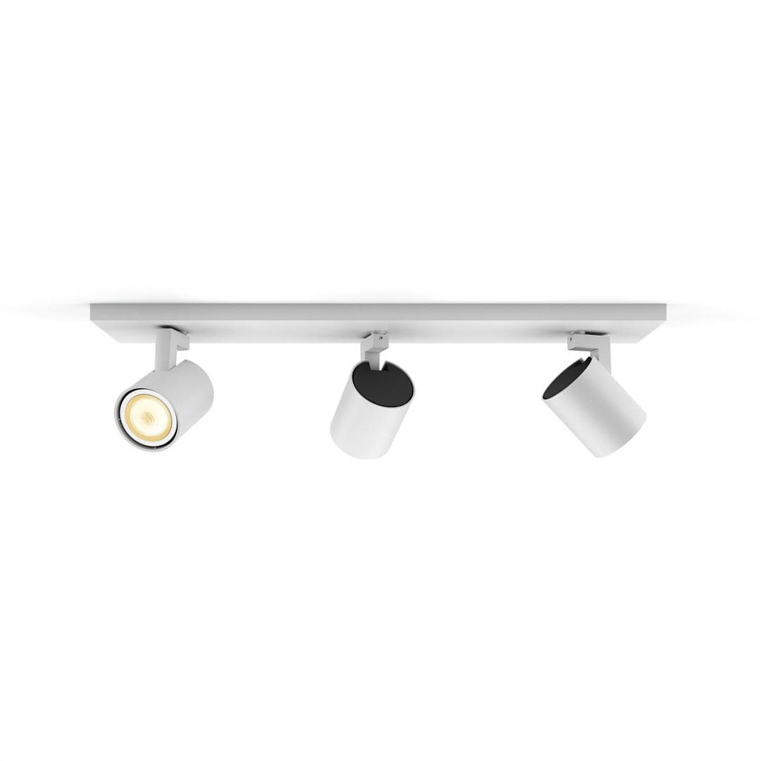 PLAFONIERA smart PHILIPS, LED, soclu GU10, putere 5 W x 3, tip lumina alb, 1050 lumeni, alimentare 220 - 230 V, "000008718696175361" — miniatură