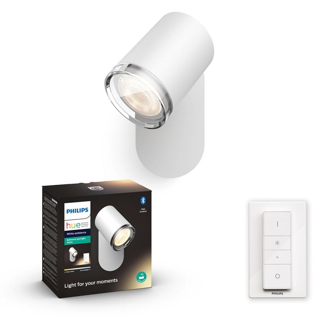 LAMPA smart PHILIPS, LED, soclu GU10, putere 5 W, tip lumina alb, 350 lumeni, alimentare 220 - 230 V, "000008718696175750"