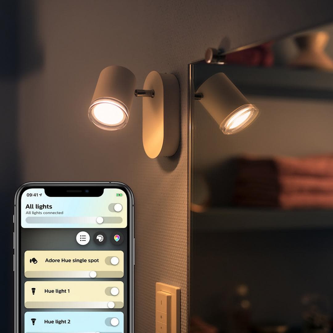 LAMPA smart PHILIPS, LED, soclu GU10, putere 5 W, tip lumina alb, 350 lumeni, alimentare 220 - 230 V, "000008718696175750" — miniatură