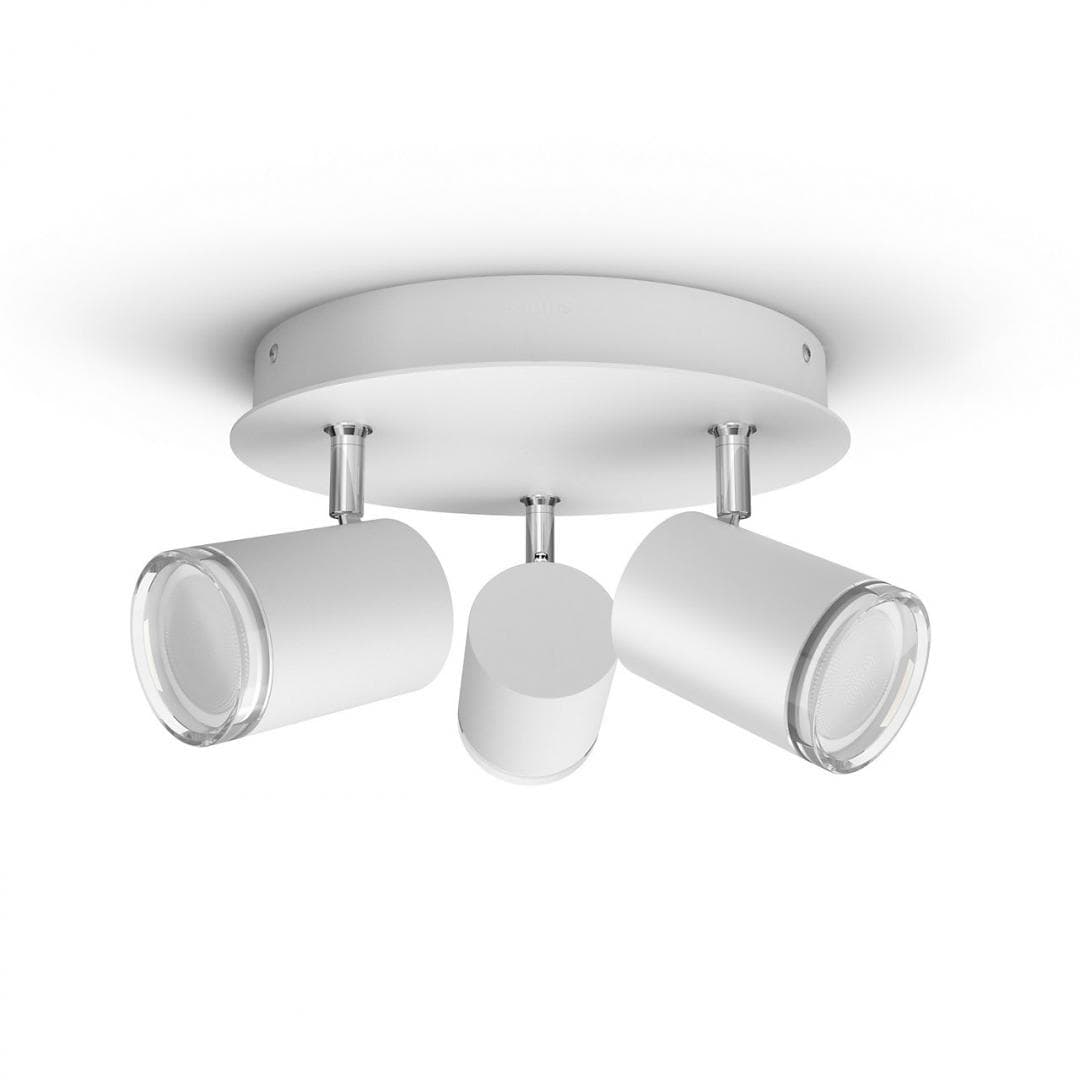 PLAFONIERA smart PHILIPS, LED, soclu GU10, putere 5 W x 3, tip lumina alb, 1050 lumeni, alimentare 220 - 230 V, "000008718696175781" — miniatură