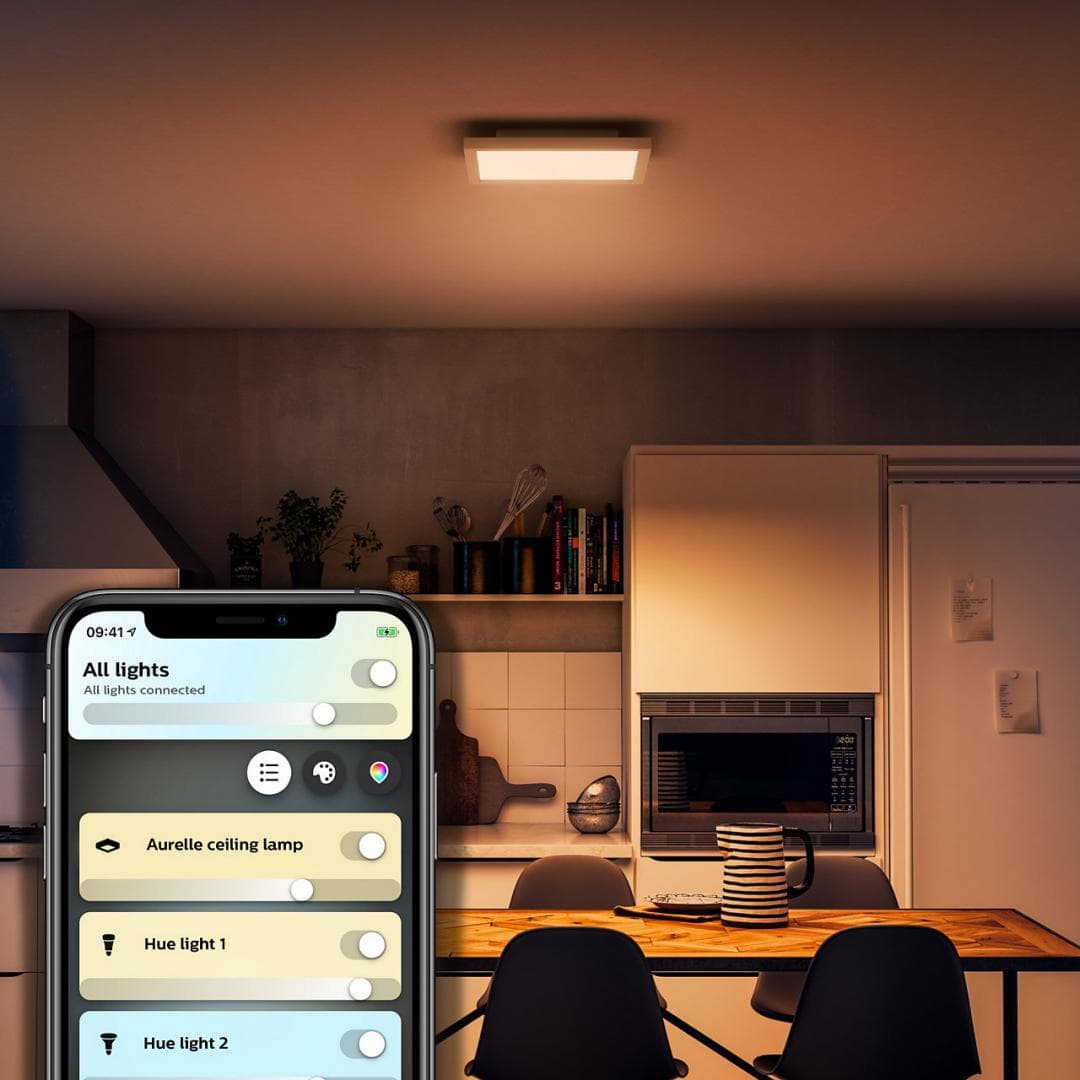 PLAFONIERA smart PHILIPS, LED, soclu integrat, putere 28 W, tip lumina alb, 2200 lumeni, alimentare 220 - 230 V, "000008718696175842" — miniatură