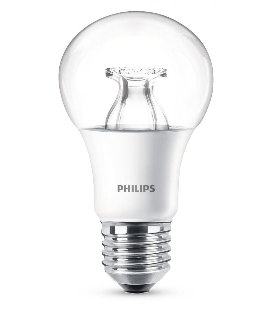 BEC LED Philips, soclu E27, putere 8.5W, forma clasic, lumina alb calda, alimentare 220 - 240 V, "000008718696572177"