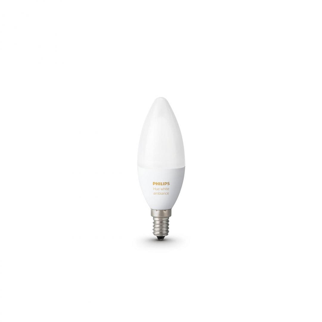 BEC smart LED Philips, soclu E14, putere 6W, forma lumanare, lumina alb calda, alimentare 220 - 240 V, "000008718696695203" — miniatură