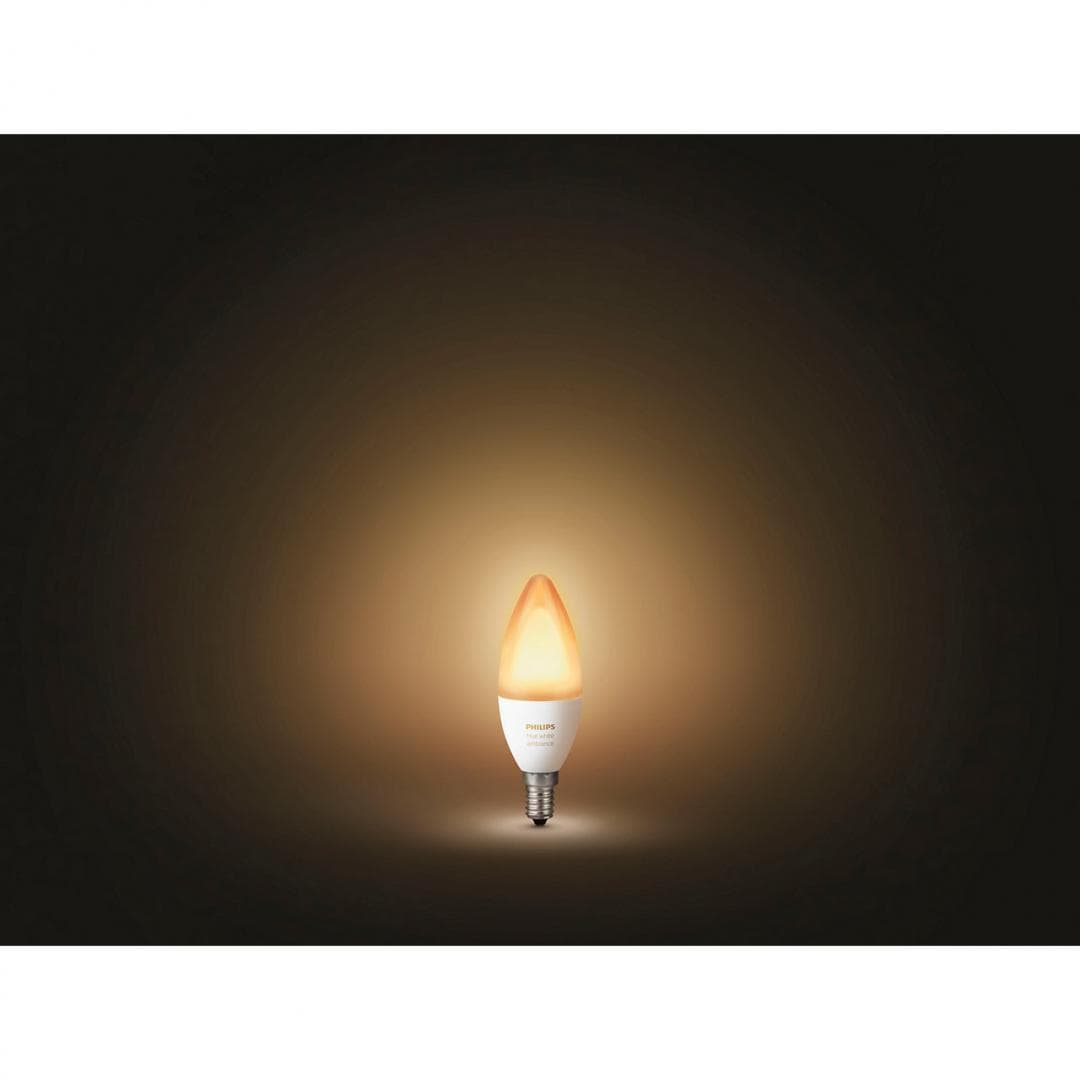 BEC smart LED Philips, soclu E14, putere 6W, forma lumanare, lumina alb calda, alimentare 220 - 240 V, "000008718696695203" — miniatură