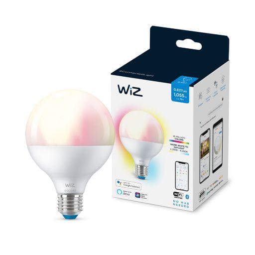 BEC smart LED Philips, soclu E27, putere 11W, forma sferic, lumina multicolora, alimentare 220 - 240 V, "000008718699786359" — miniatură