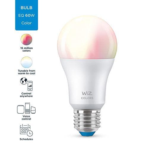 BEC smart LED Philips, soclu E27, putere 8W, forma clasic, lumina multicolora, alimentare 220 - 240 V, "000008718699787059" — miniatură