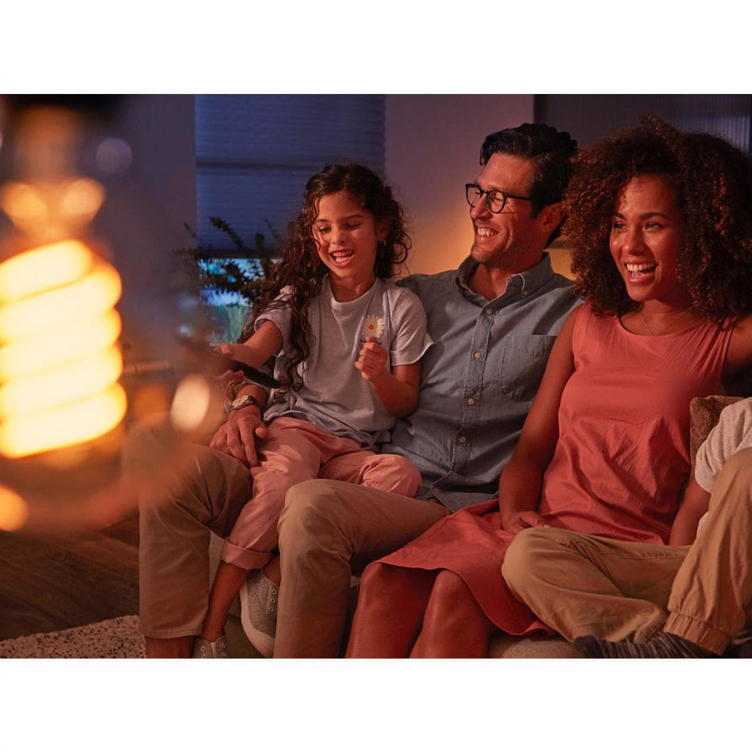 BEC smart LED Philips, soclu E27, putere 7W, forma sferic, lumina alb calda, alimentare 220 - 240 V, "000008719514279131" — miniatură