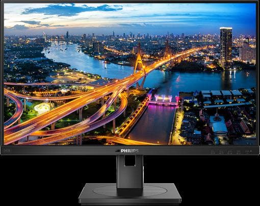 MONITOR PHILIPS 23.8 inch, Multimedia, IPS, Full HD (1920 x 1080), Wide, 350 cd/mp, 4 ms, HDMI, DVI, VGA, DisplayPort, "242B1V/00" — miniatură