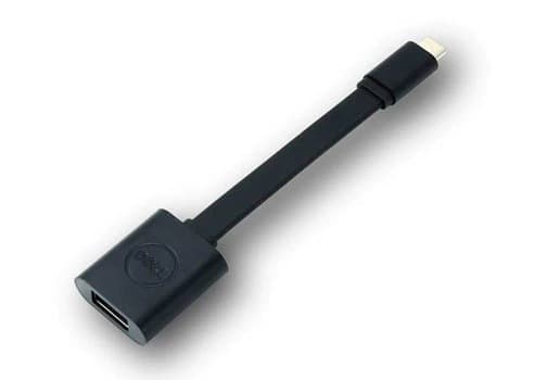 CABLU alimentare si date DELL, pt. smartphone, USB 3.0 (M) la USB Type-C (T), 0.13 m, metal, plastic, negru, "470-ABNE-05"