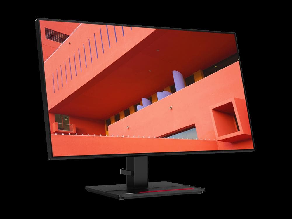 MONITOR LENOVO 27 inch, home, office, IPS, WQHD (2560 x 1440), Wide, 350 cd/mp, 4 ms, HDMI, DisplayPort, "61E9GAT6EU" — miniatură
