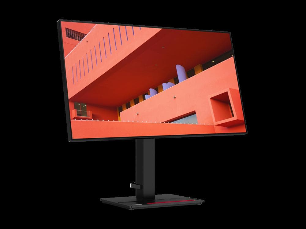 MONITOR LENOVO 27 inch, home, office, IPS, WQHD (2560 x 1440), Wide, 350 cd/mp, 4 ms, HDMI, DisplayPort, "61E9GAT6EU" — miniatură
