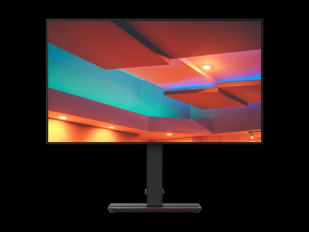 MONITOR LENOVO 27 inch, home, office, IPS, WQHD (2560 x 1440), Wide, 350 cd/mp, 4 ms, HDMI, DisplayPort, "61E9GAT6EU" — miniatură