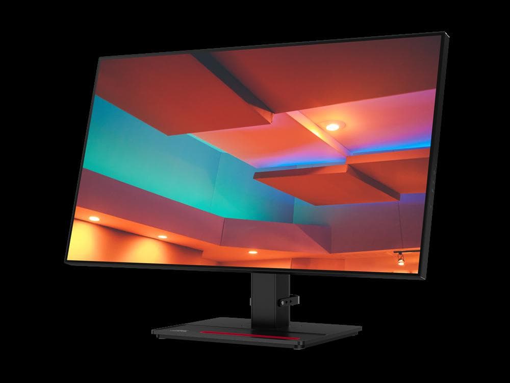 MONITOR LENOVO 27 inch, home, office, IPS, WQHD (2560 x 1440), Wide, 350 cd/mp, 4 ms, HDMI, DisplayPort, "61E9GAT6EU" — miniatură