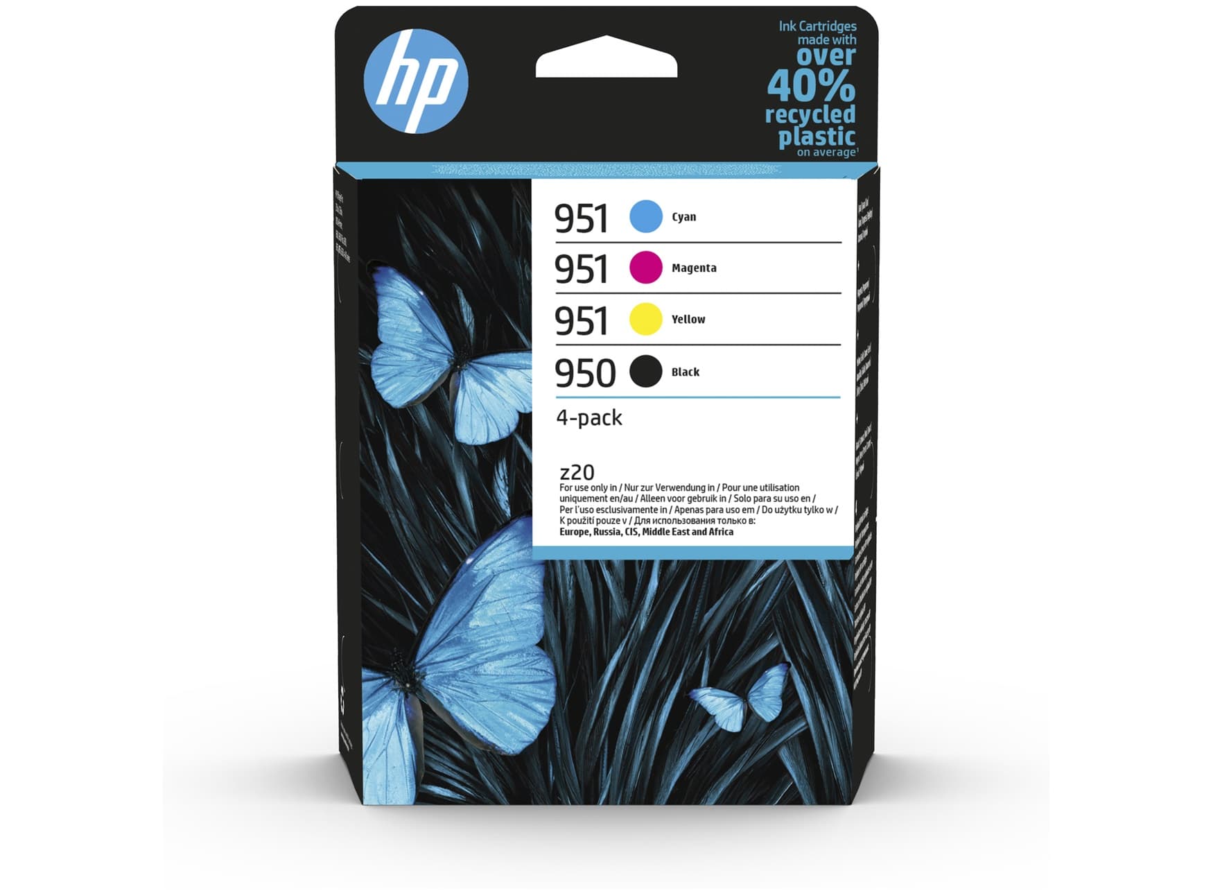 Combo-Pack Original HP CMYK, 6ZC65AE, pentru OfficeJet Pro 251|276|8100|8600A|8610|8620, "6ZC65AE"