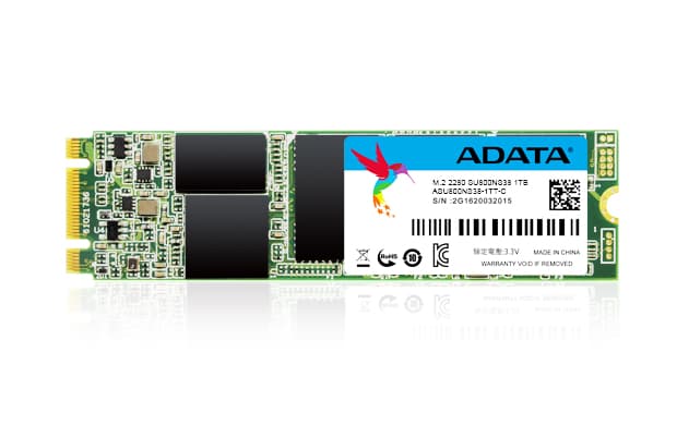 SSD ADATA, Ultimate SU800, 1TB, M.2, S-ATA 3, 3D Nand, R/W: 560 MB/s/520 MB/s MB/s, "ASU800NS38-1TT-C"