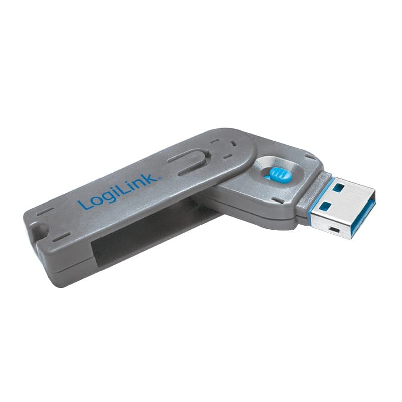 PORT Blocker LOGILINK, USB-A, 1buc. contine 1 cheie, "incuietori de USB" "AU0044"
