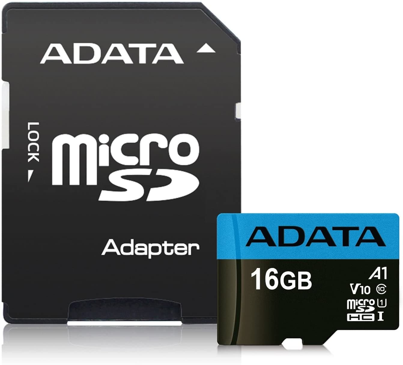 CARD MicroSD ADATA, 16 GB, microSDHC, clasa 10, standard UHS-I U1, "AUSDH16GUICL10A1-RA1" — miniatură