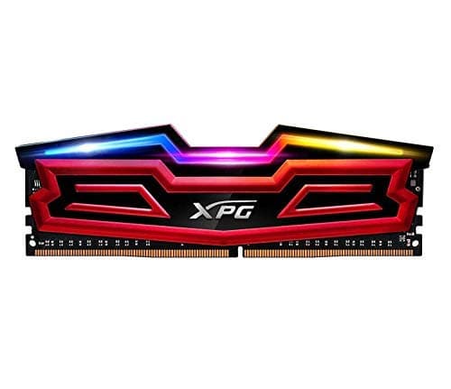 Memorie DDR Adata - gaming DDR4 8 GB, frecventa 3000 MHz, 1 modul, radiator, iluminare RGB, "AX4U300038G16-SRS"