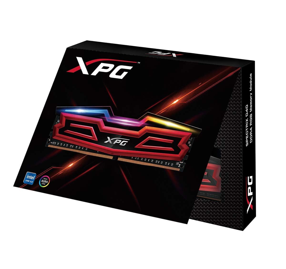 Memorie DDR Adata - gaming DDR4 8 GB, frecventa 3000 MHz, 1 modul, radiator, iluminare RGB, "AX4U300038G16-SRS" — miniatură
