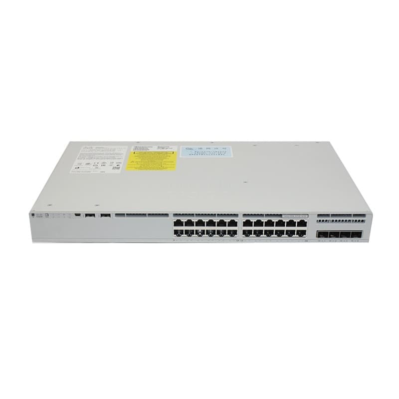 SWITCH CISCO, porturi Gigabit x 24, SFP x 4, managed, rackabil, carcasa metalica, "C9200L-24P-4X-E"