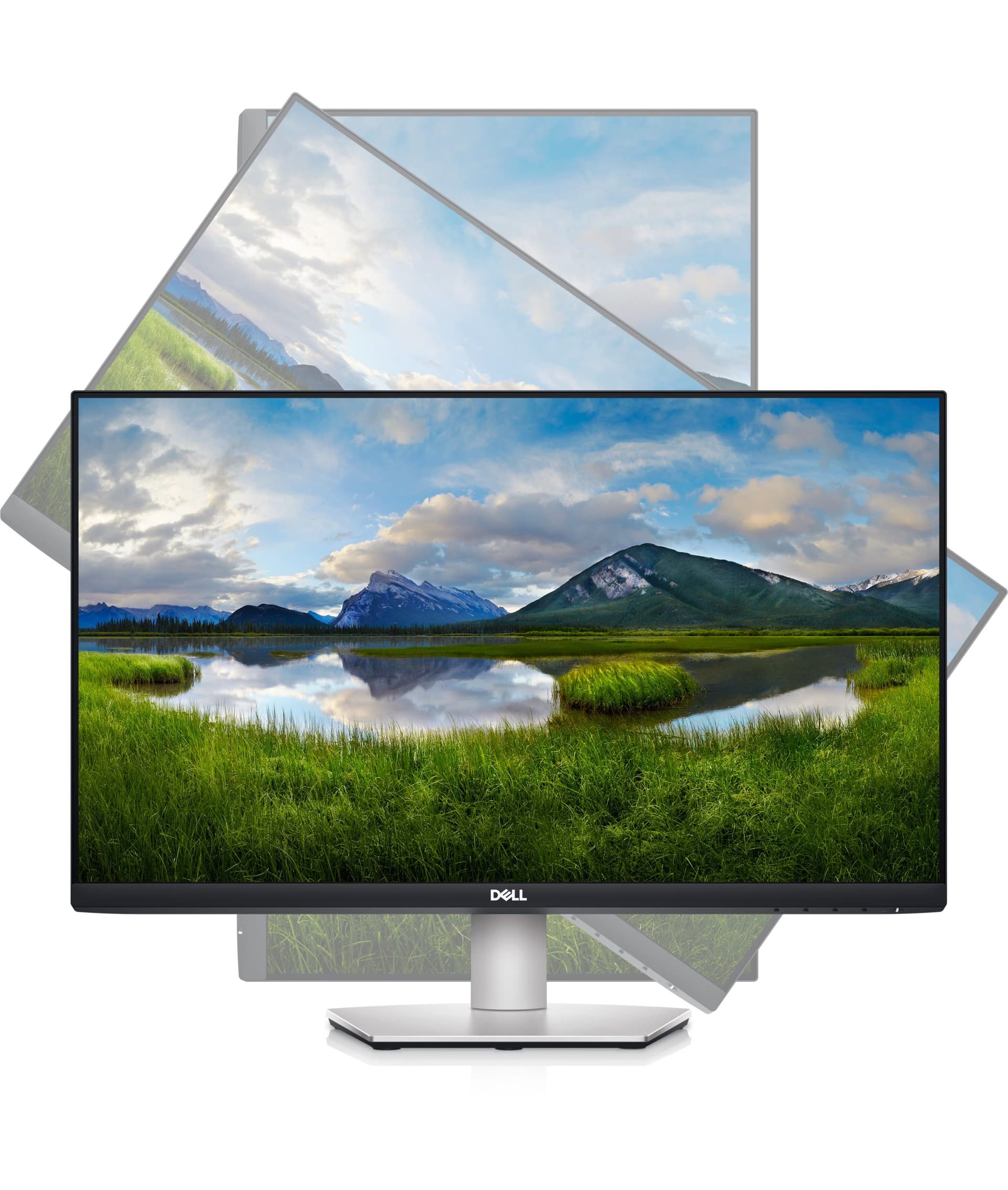 MONITOR DELL 23.8 inch, home, office, IPS, Full HD (1920 x 1080), Wide, 250 cd/mp, 8 ms, HDMI, DisplayPort, "S2421HS-05" — miniatură