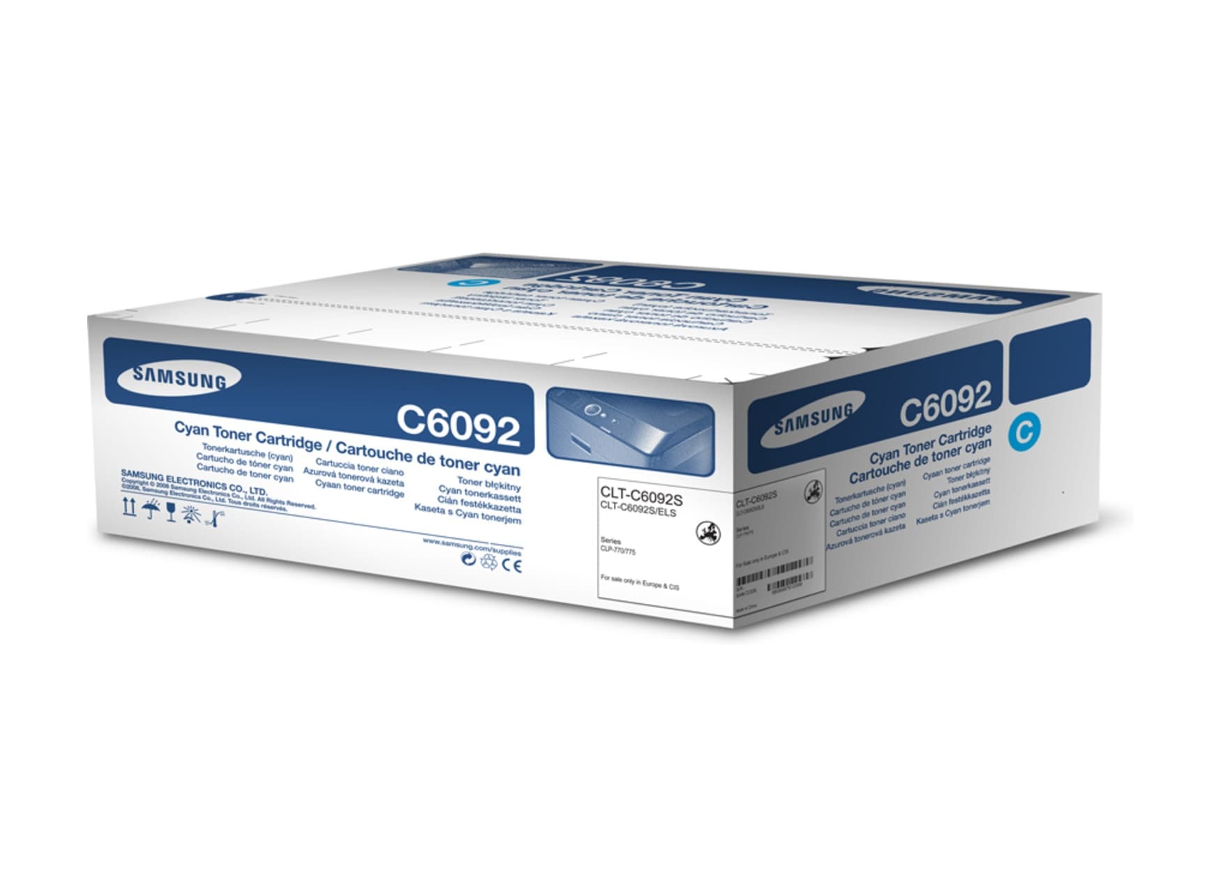 Toner Original HP Cyan, C6092S, pentru CLP-770|CLP-775, 7K, "SU082A" — miniatură