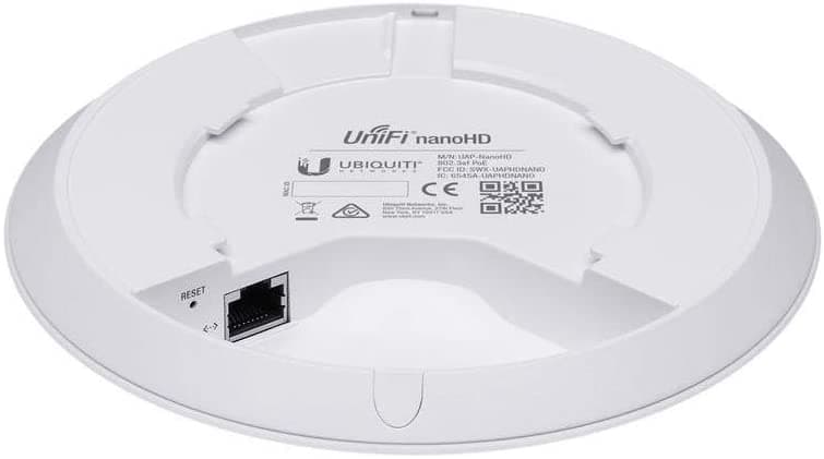 ACCESS Point Ubiquiti wireless "UniFi UAP Nano HD" interior 1733 Mbps, port 10/100/1000 x 1, antena interna x 4, PoE, 2.4 - 5 GHz, "UAP-NANOHD-3" — miniatură