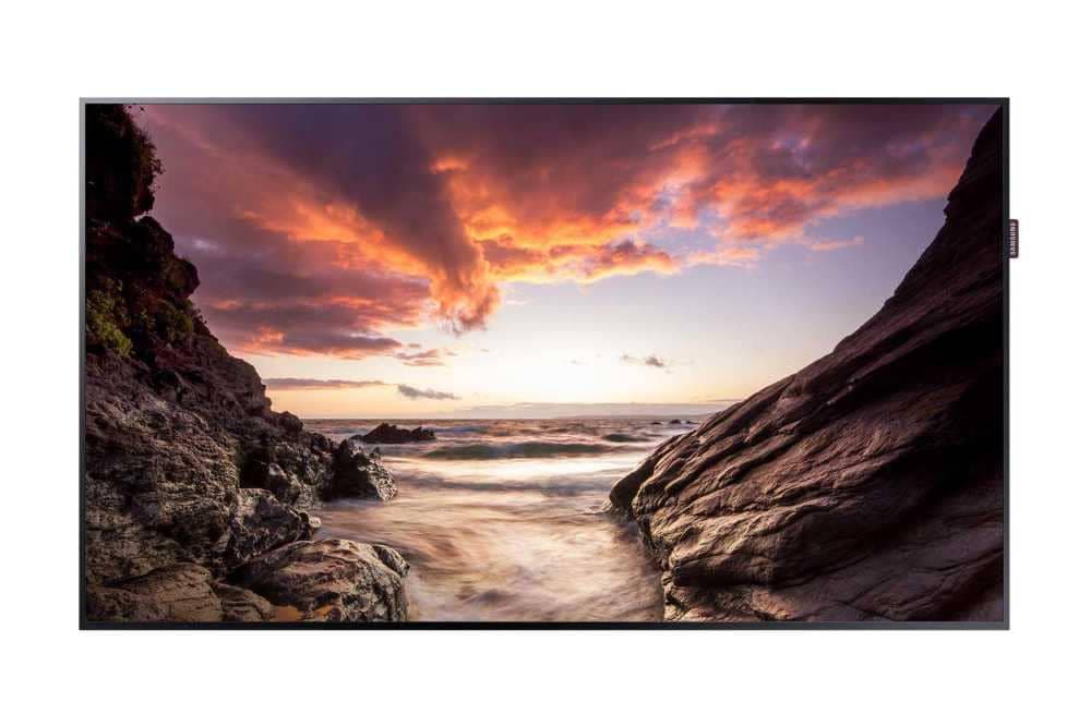 MONITOR SAMSUNG 43 inch, Multimedia, New Edge, 4K UHD (3840 x 2160), Wide, 700 cd/mp, 8 ms, HDMI x 2, DVI, DisplayPort, "LH43QHREBGCXEN"