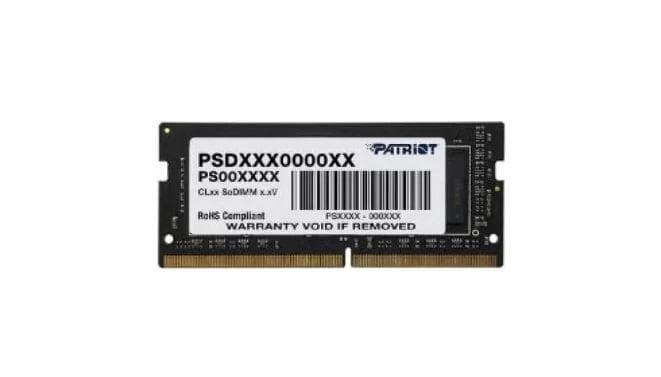 SODIMM Patriot, 4GB DDR4, 2666 MHz, "PSD44G266641S"