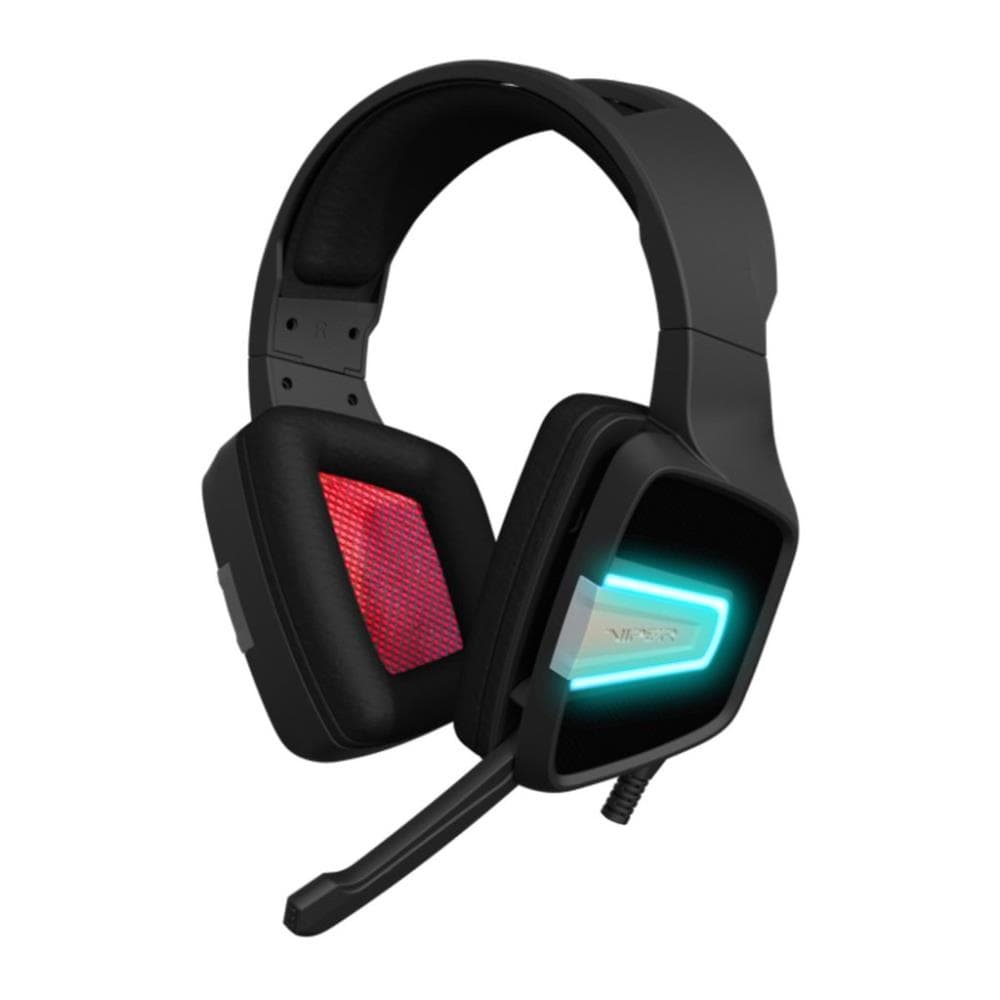 CASTI PATRIOT, "Viper 370", cu fir, gaming, utilizare multimedia, microfon pe brat, conectare prin USB 2.0, negru, "PV3707UMXK"