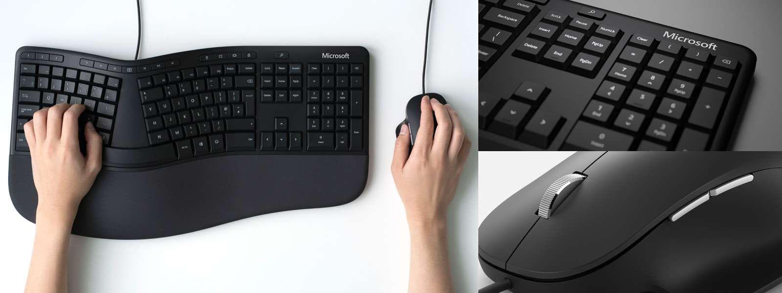 TASTATURA si Mouse MICROSOFT, cu fir, 15 butoane multimedia taste format standard (104-108 taste), mouse negru, 3/1 butoane, 104, "RJY-00021"
