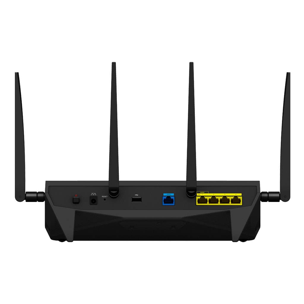 ROUTER SYNOLOGY, wireless, 2600 Mbps, port LAN 10/100/1000 x 4, port WAN 10/100/1000 x 3, antena interna x 4, "RT2600ac" — miniatură