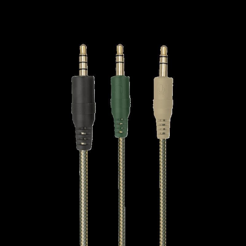 CASTI TRUST, "GXT 322C Carus", cu fir, gaming, utilizare multimedia, microfon pe brat, conectare prin Jack 3.5 mm x 2, verde, "TR-20865" — miniatură